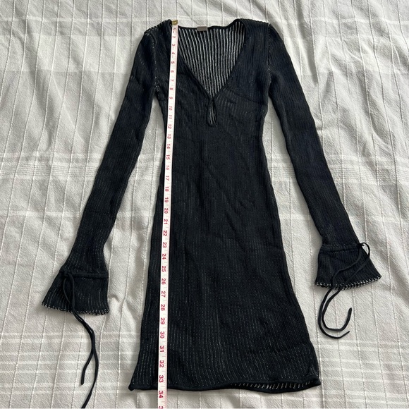 NEW ALE BY ALESSANDRA x REVOLVE Nova Sweater Dress in Black Size Small - Picture 9 of 12